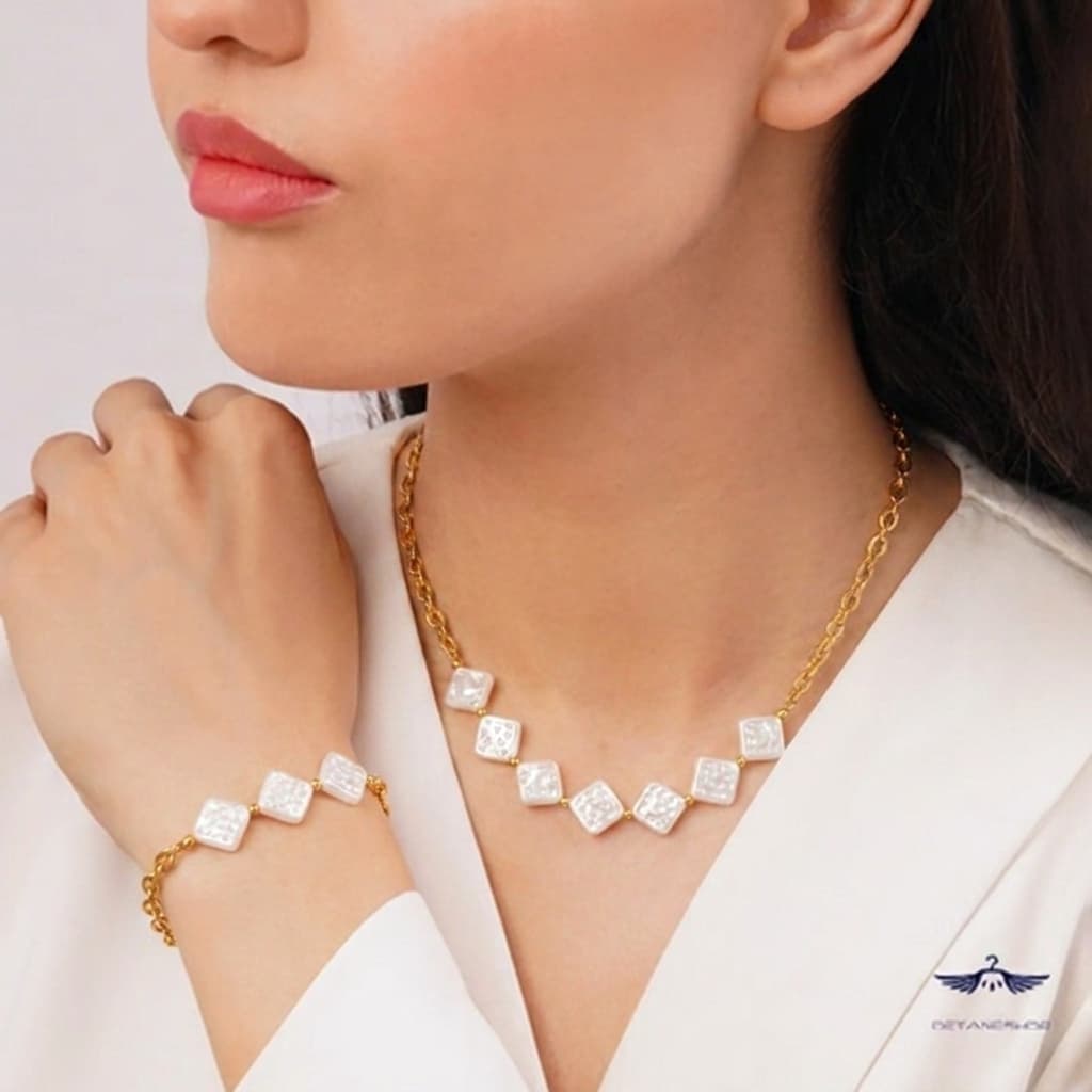 کد۰۲۴۱ نیم ست استیل 304 مروارید مربع — تصویر ۳