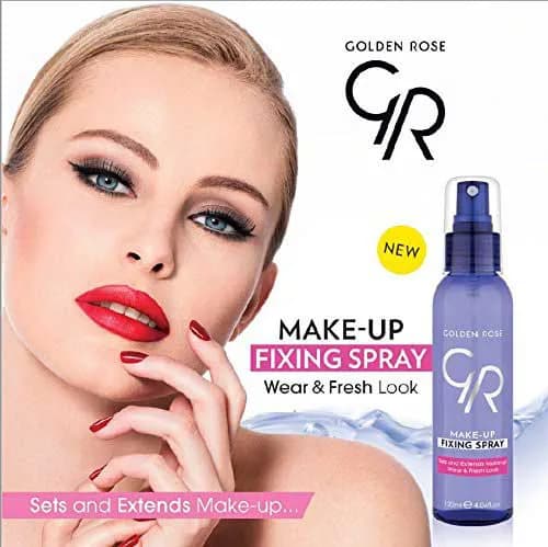 اسپری فیکساتور آرایش گلدن رز Golden rose حجم 120 میل — تصویر ۳