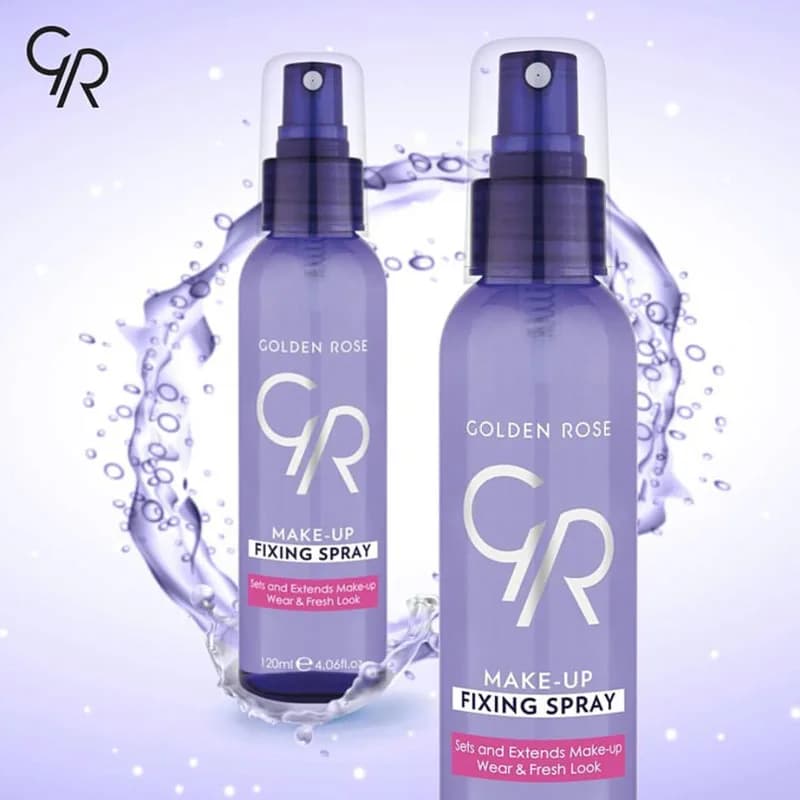 اسپری فیکساتور آرایش گلدن رز Golden rose حجم 120 میل — تصویر ۴