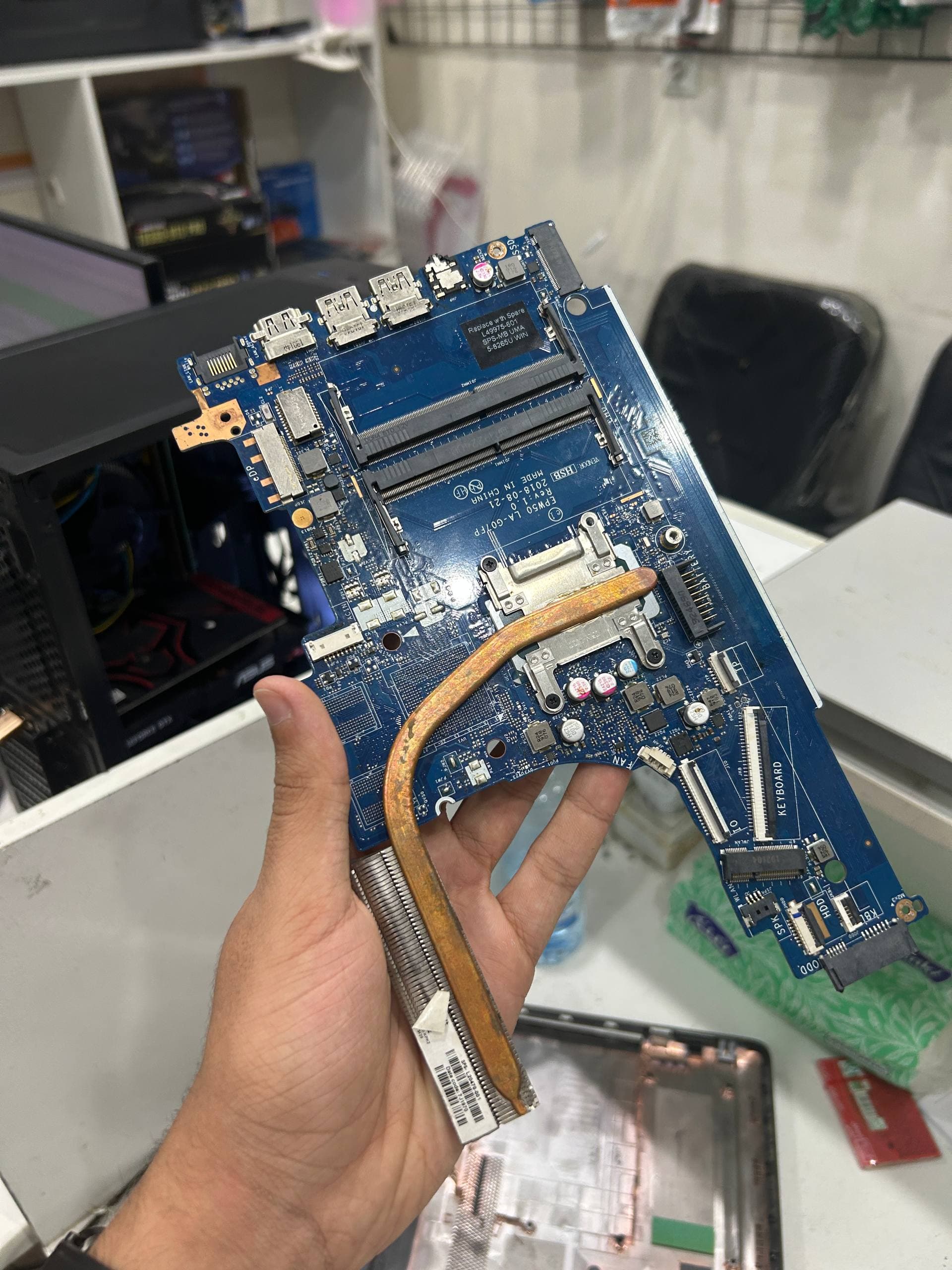 مادربرد لپ تاپ HP 250G7 (خاموش)