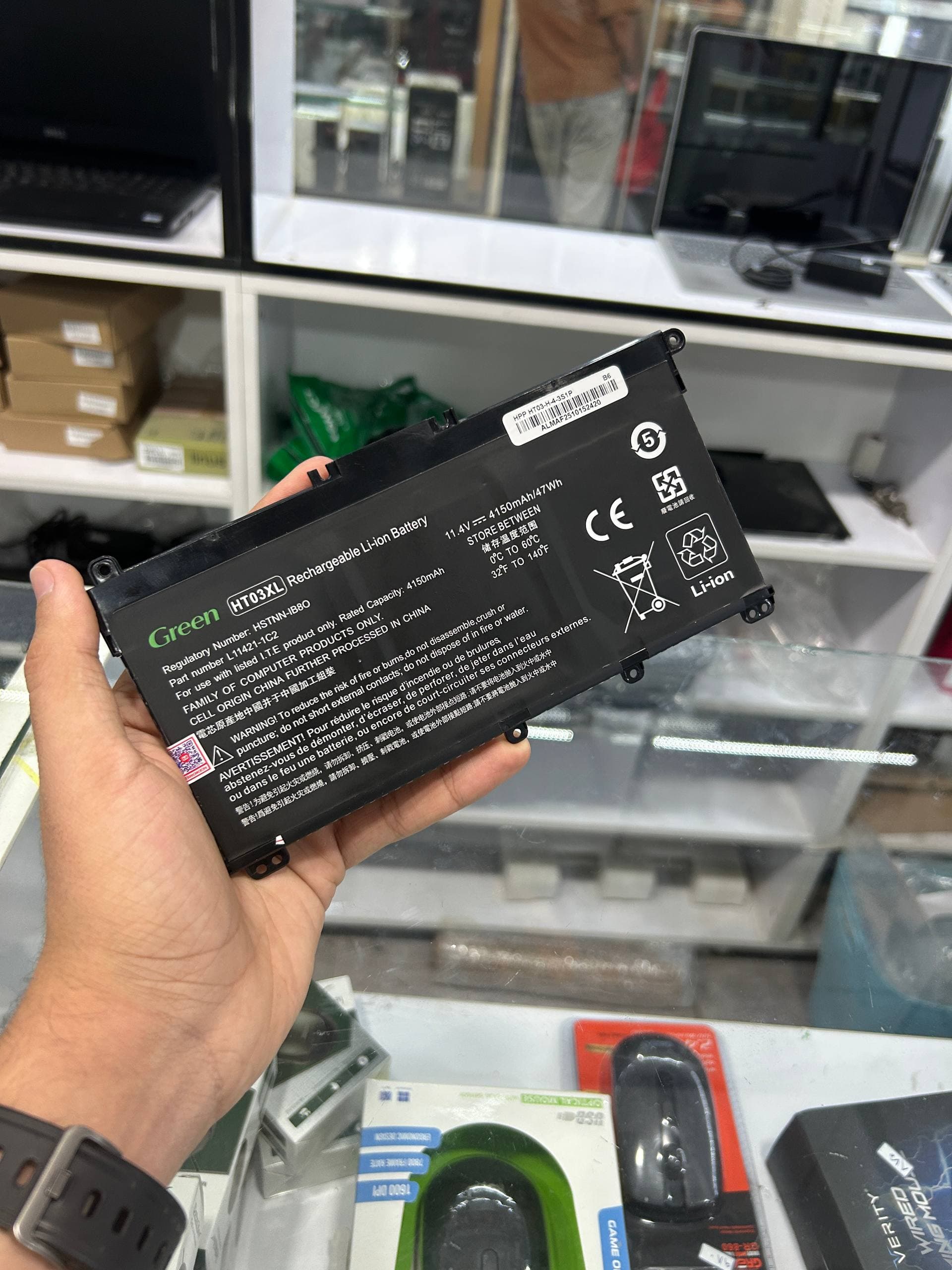 باتری لپ تاپ HP HT03XL 4150mah