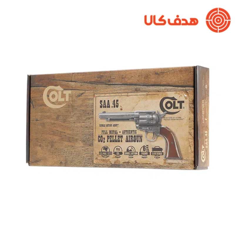 تپانچه بادی برند کلت SAA 45 Peacemaker Antique Pellet — تصویر ۳