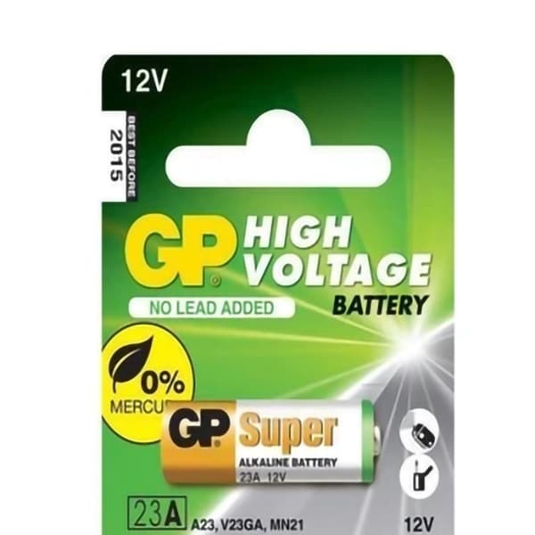 باتری 23A جی پی مدل Super Alkaline بسته 1 عددی