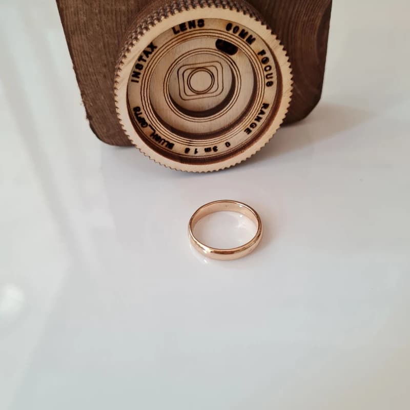 انگشتر زنانه ژوپینگ مدل رینگ ساده — تصویر ۴