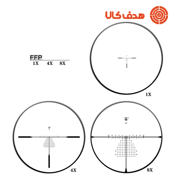 دوربین تفنگ دیسکاوری ED-AR 1-8X24IR — تصویر ۵