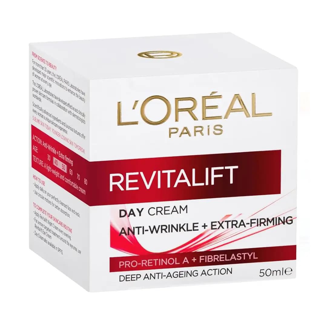 کرم روز ضد تیرگی و لیزر لورآل بالای 40 سال Revitalift — تصویر ۳