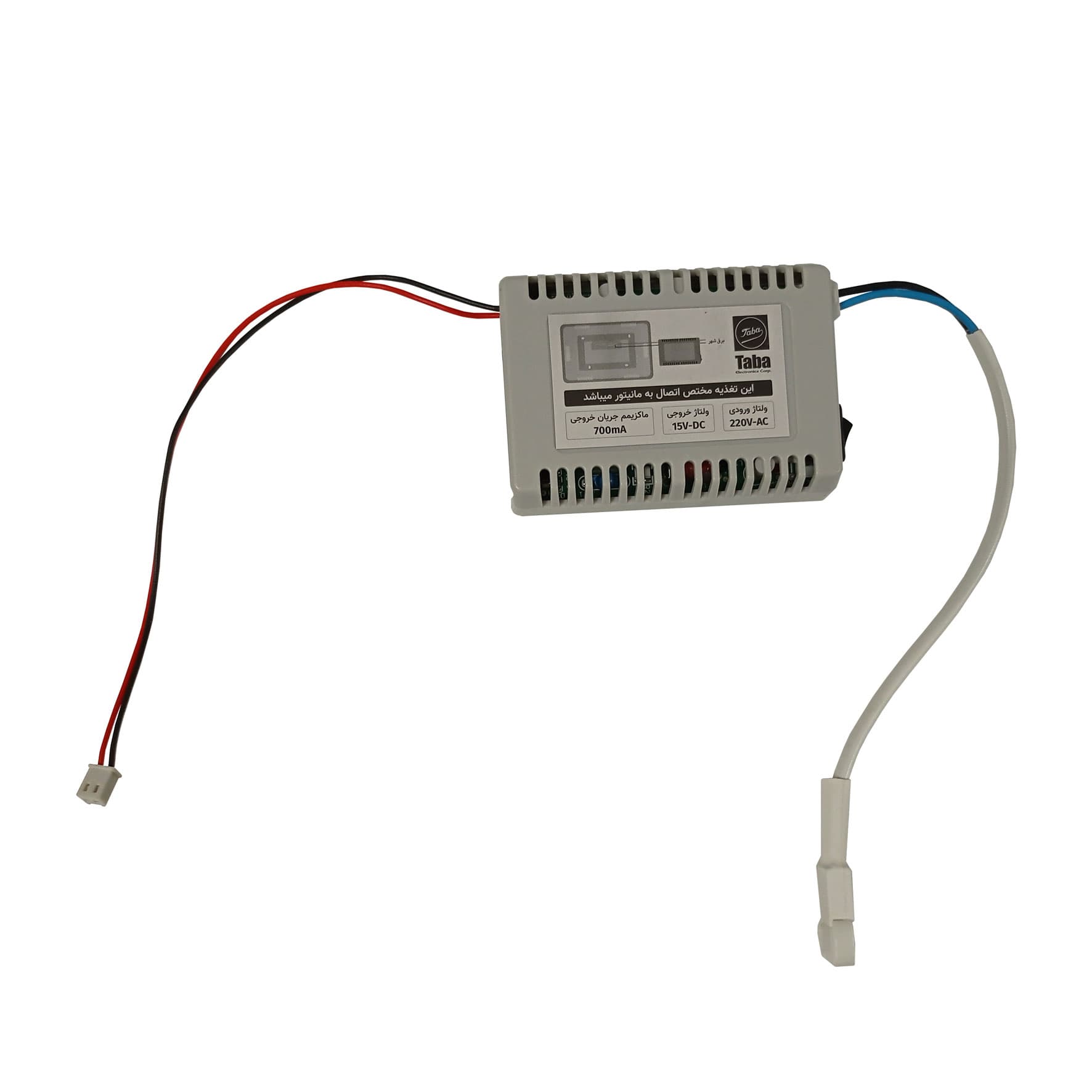 مانیتور دربازکن تصویری تابا مدل تصویری لمسی رنگی TVD-4070 — تصویر ۲