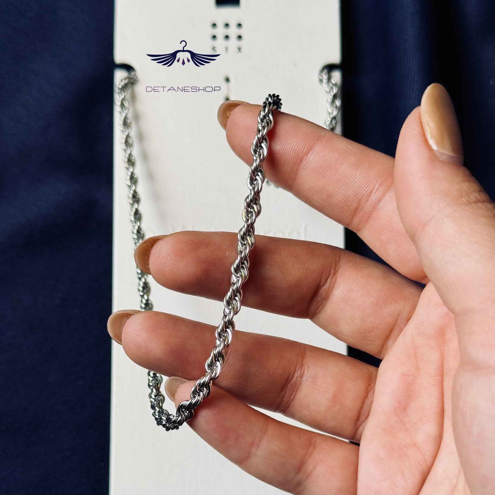 زنجیر اسپورت استیل مدل مارپیچ