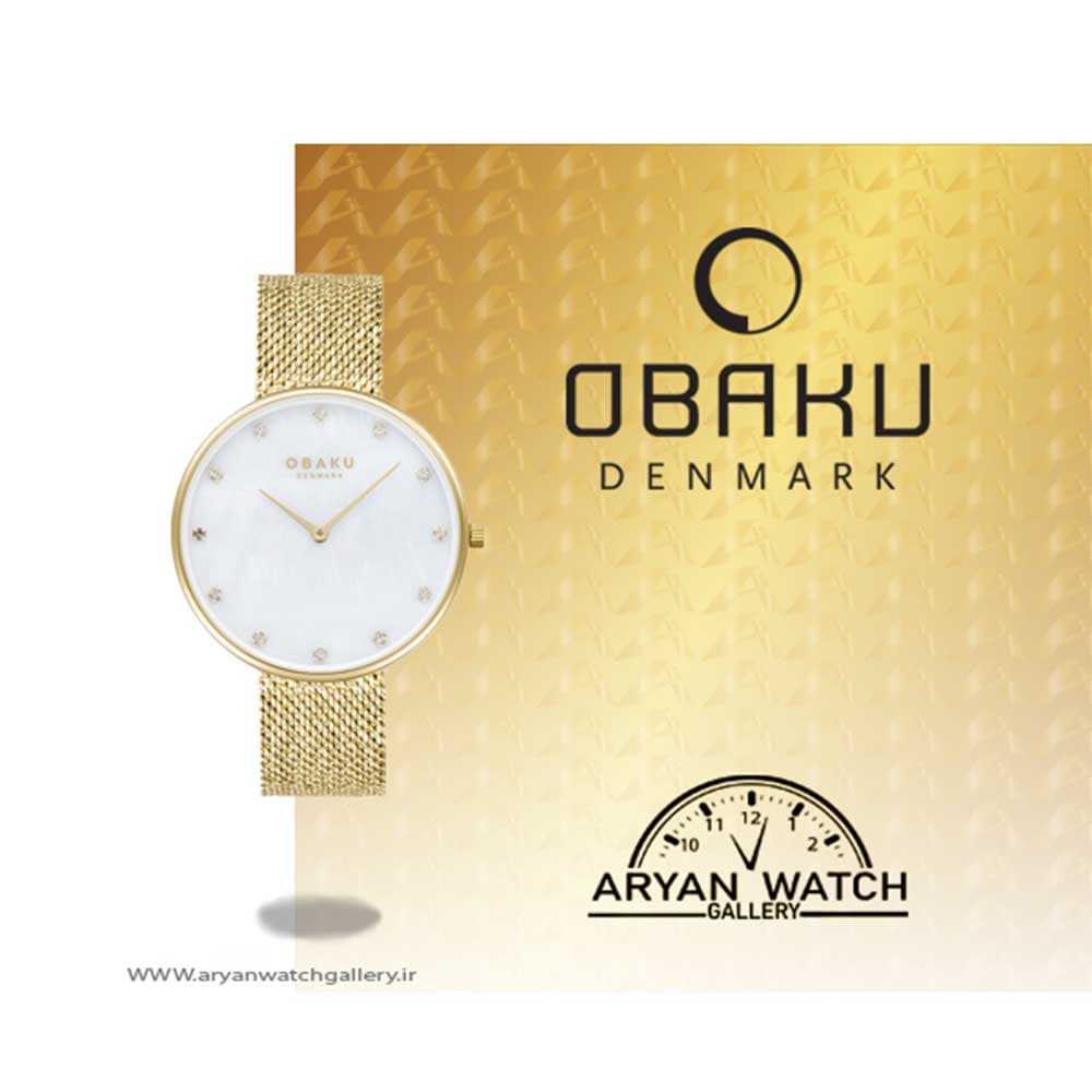 ساعت مچی زنانه | اوباکو OBAKU V288LXGWHG — تصویر ۲