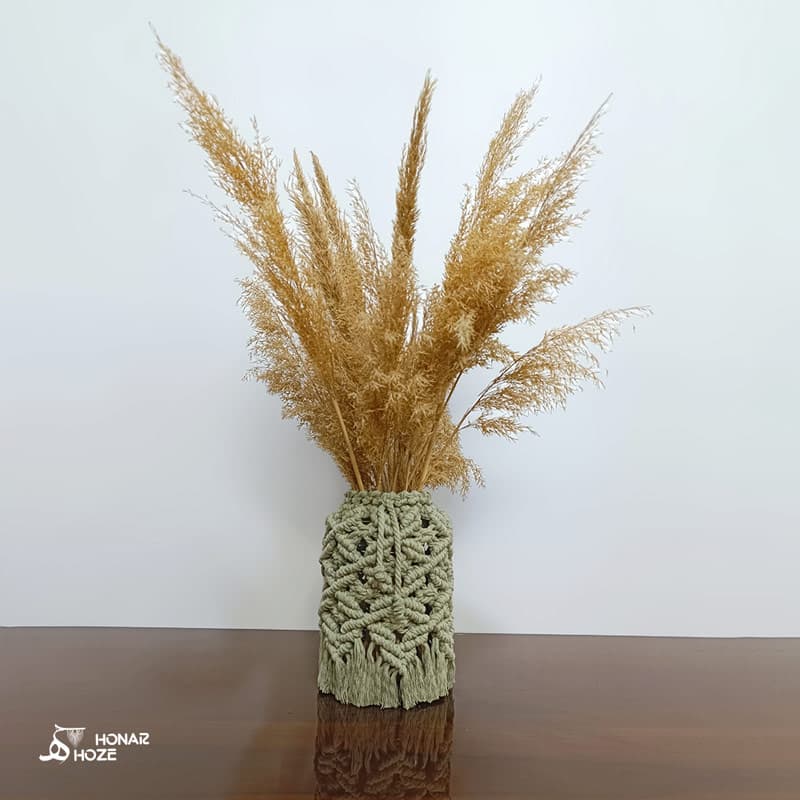 گلدان مکرومه آیلین 2 — تصویر ۴