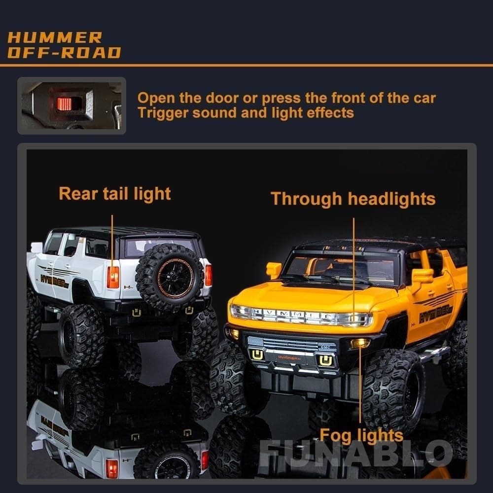 ماکت ماشین فلزی مدل Hummer EV — تصویر ۷