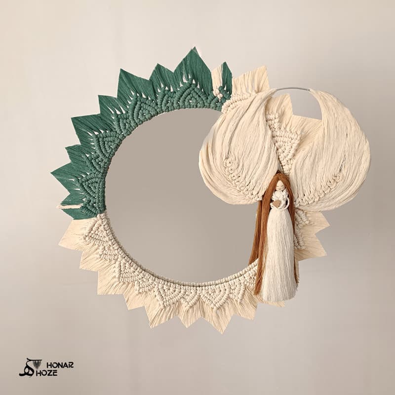 آینه مکرومه فرشته