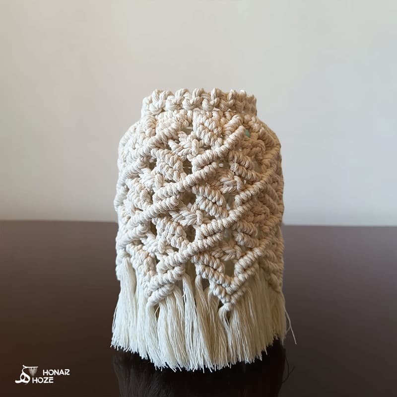گلدان مکرومه آیلین — تصویر ۲