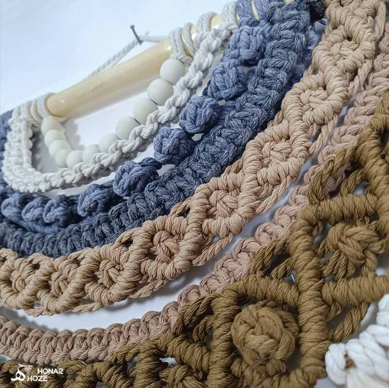 دیوارکوب مکرومه هانا — تصویر ۲