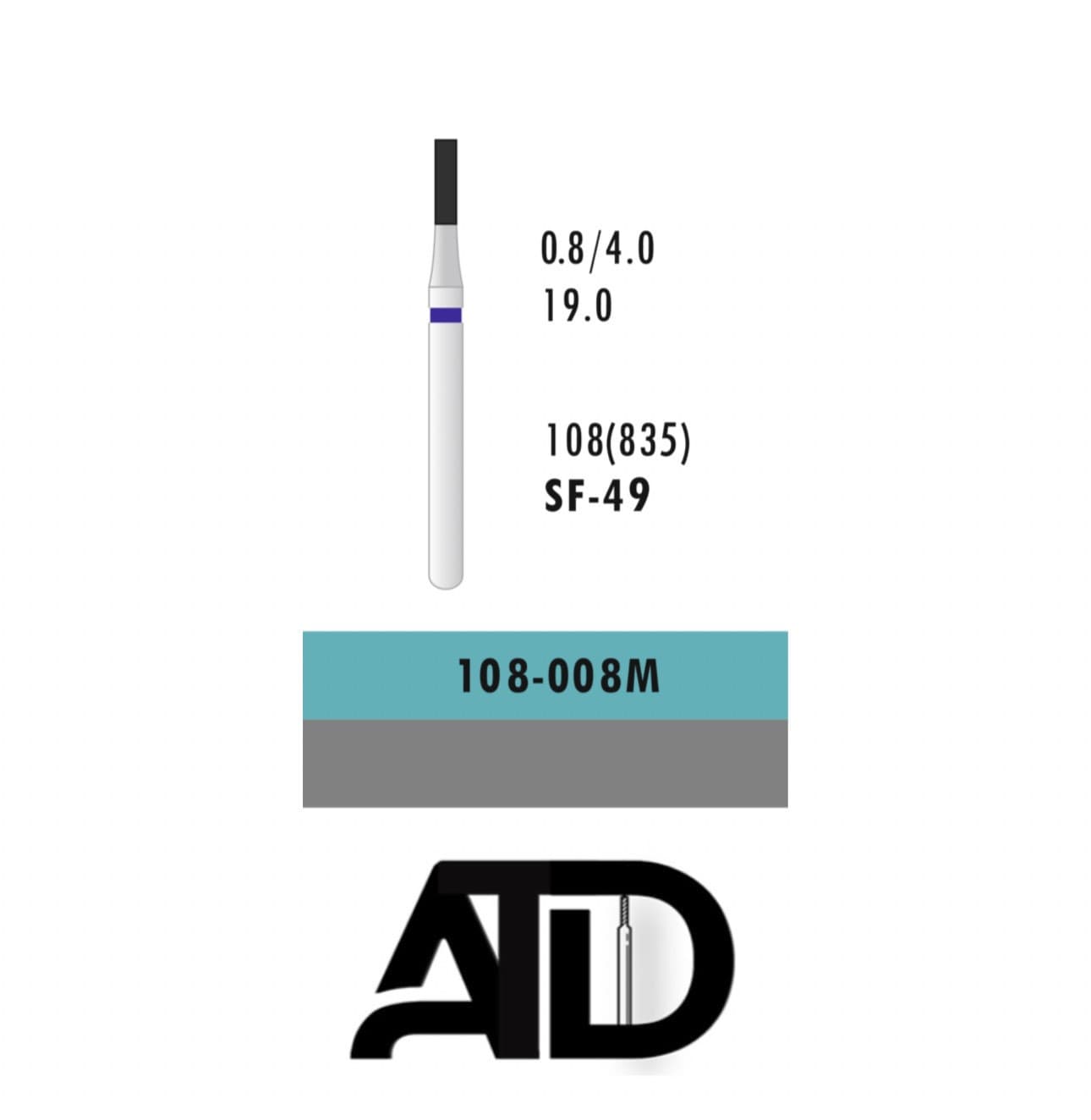 فرز ATD Flat End Clylinder (بسته 5 عددی) — تصویر ۲