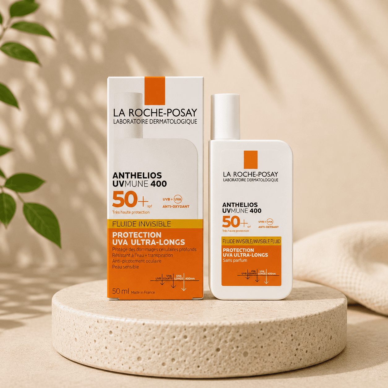 ضد آفتاب رنگی لاروش پوزای آنتلیوس UVMune 400 SPF50+ فلوئید — تصویر ۲
