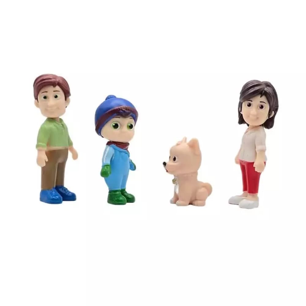 فیگور کوکوملون مجموعه 8 عددی سری cocomelon cake toppers — تصویر ۳