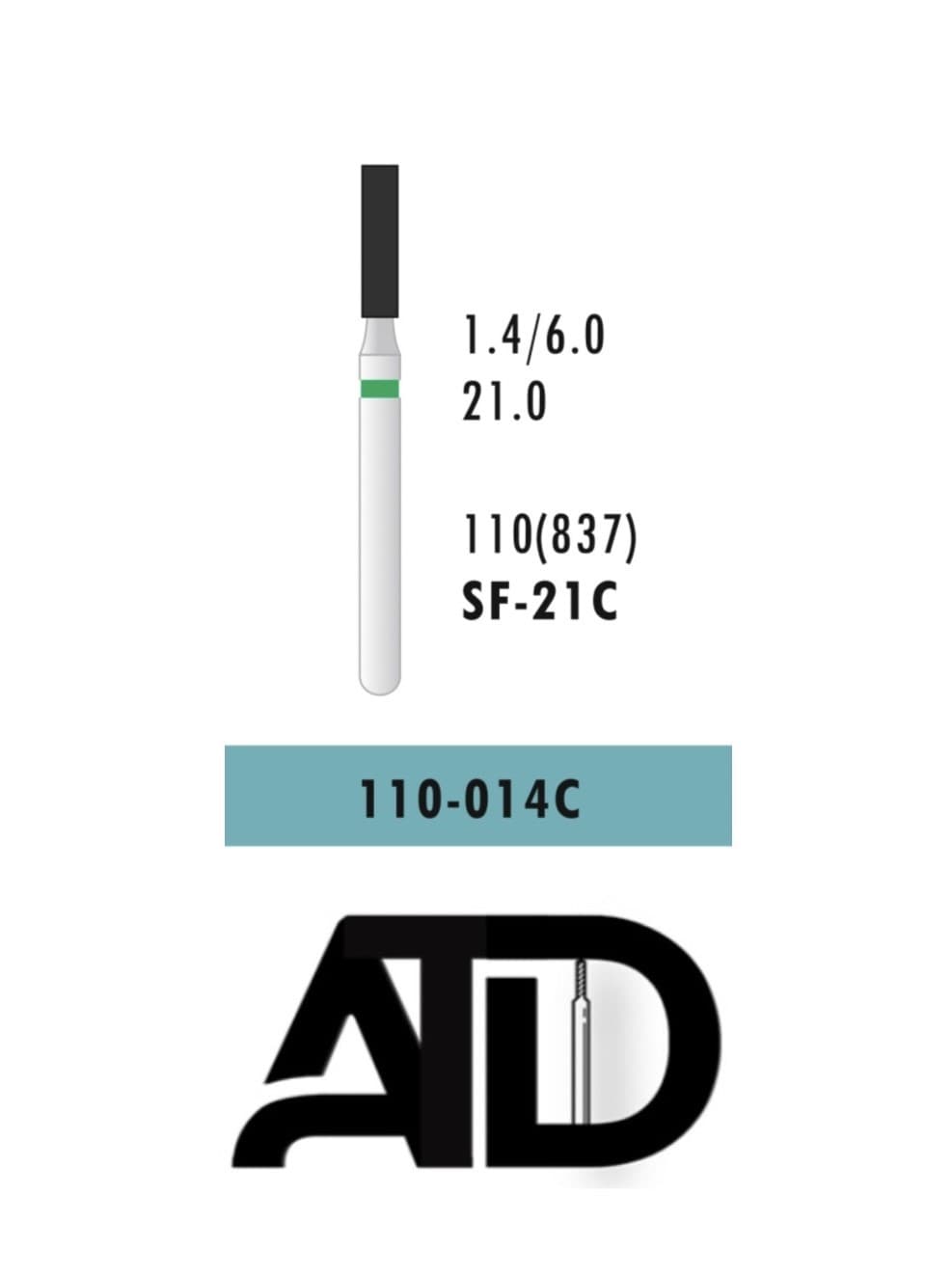 فرز ATD Flat End Cylinder(بسته 5 عددی) — تصویر ۳