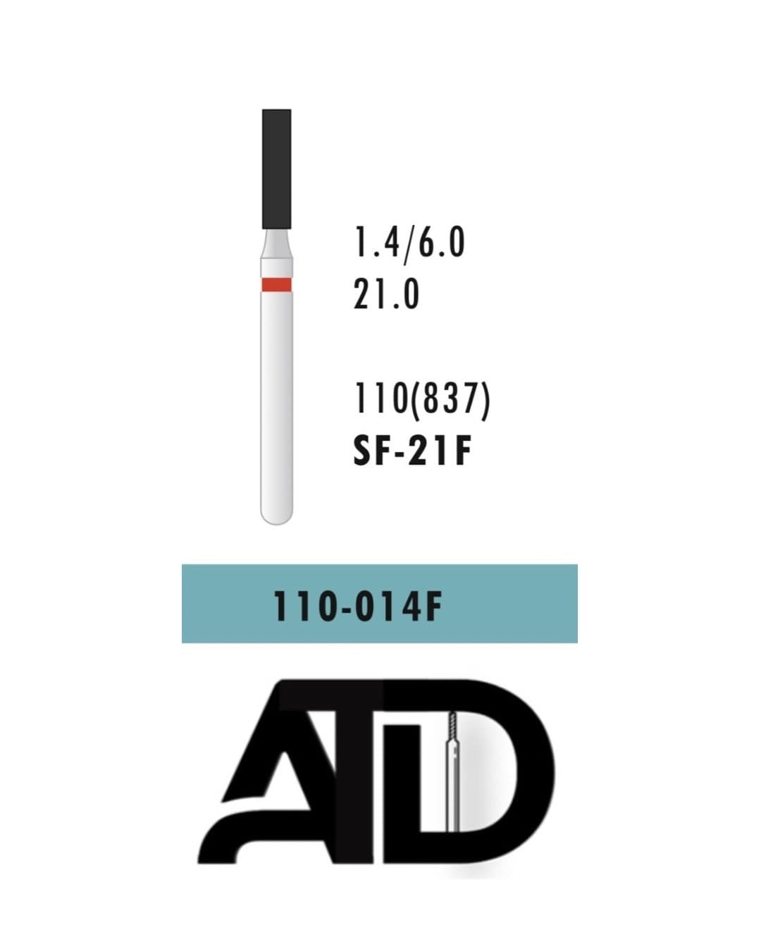 فرز ATD Flat End Cylinder(بسته 5 عددی) — تصویر ۴
