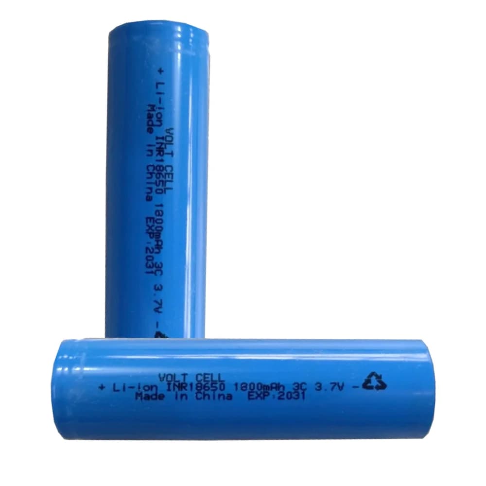 باتری 18650 لیتیوم یون 3.7 ولت 3C 1800mAh Volt Cell