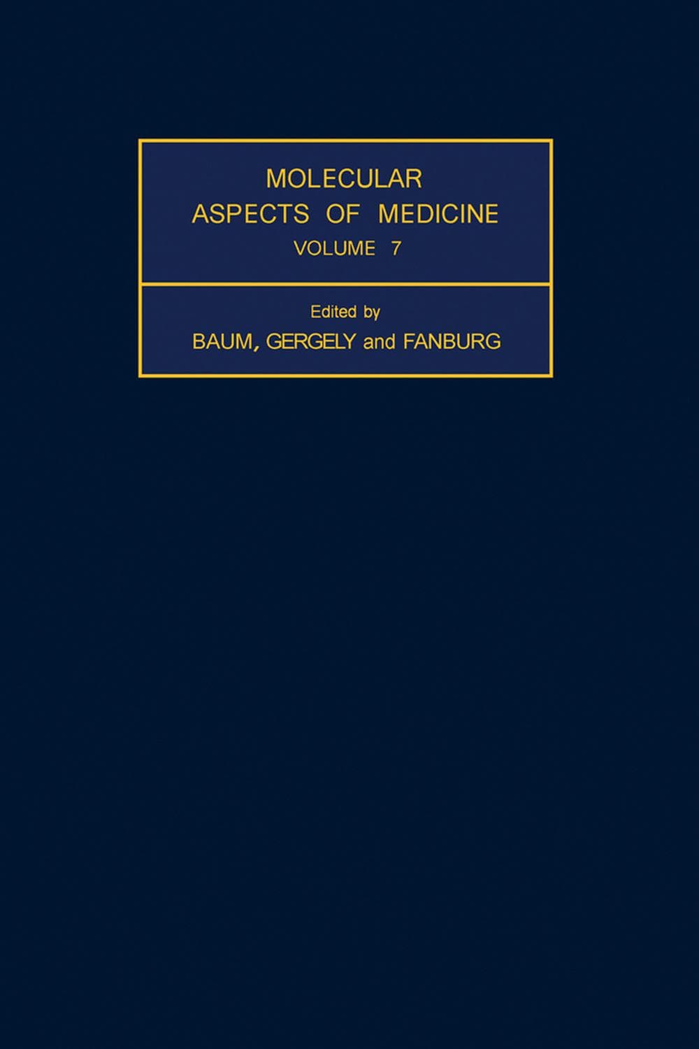 جنبه‌های مولکولی پزشکی، جلد ۷ ۲۰۱۳ <br> Molecular Aspects of Medicine 2013