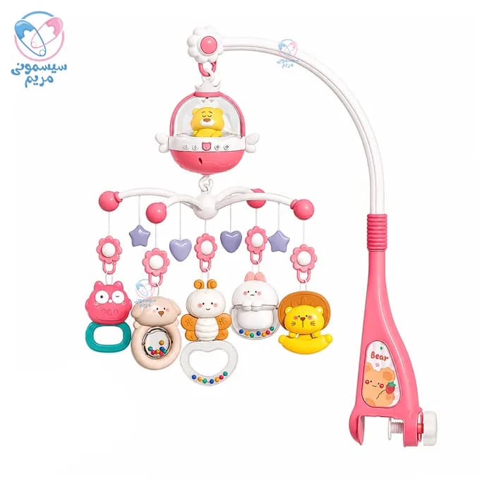 آویز تخت موزیکال بیبی ایرن خرس Bibi Irn 6048