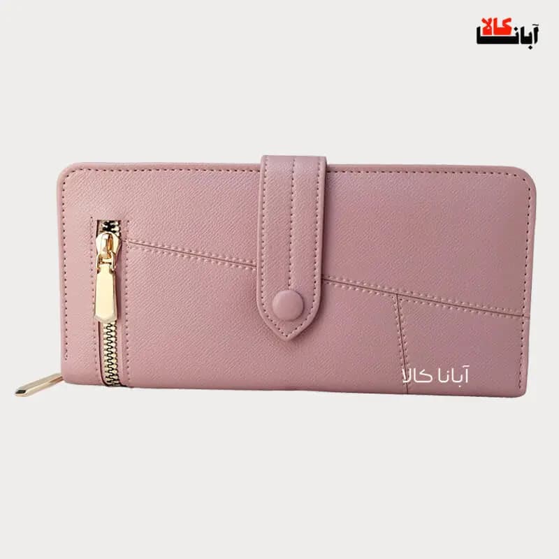 کیف پول زنانه زیپ نما کد 4027