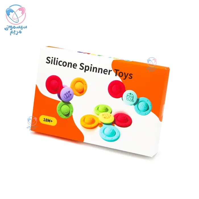 اسپینر تمام سیلیکونی سه عددی بیبی تویز Baby Toys — تصویر ۴