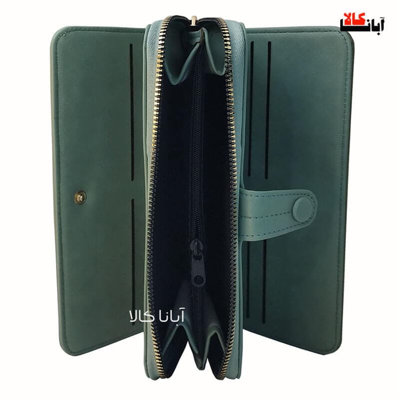 کیف پول زنانه جلو دکمه دو تیکه کد 8905 — تصویر ۷