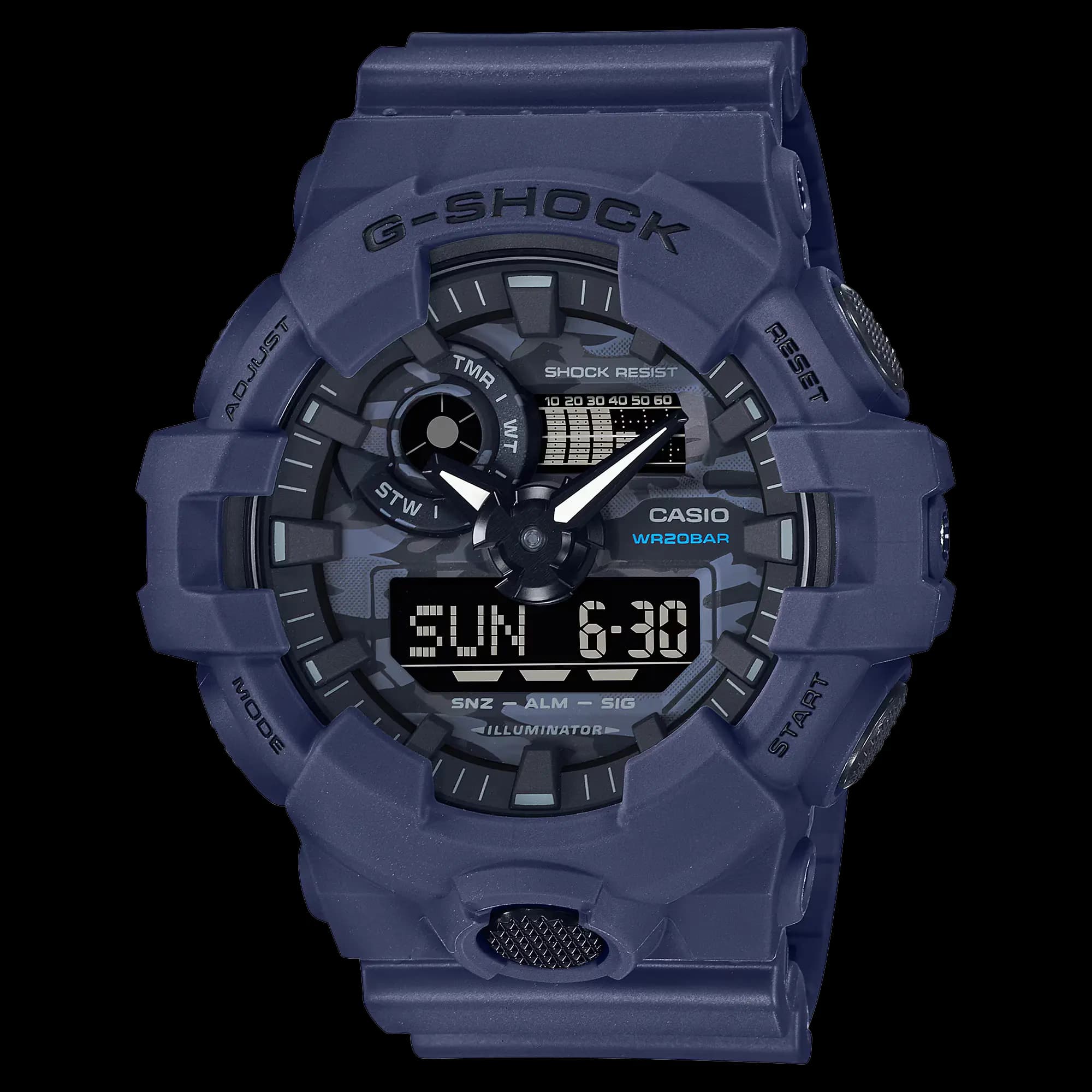 ساعت مچی مردانه | کاسیو جی شاکCASIO G-SHOCK GA-700CA-2ADR — تصویر ۴