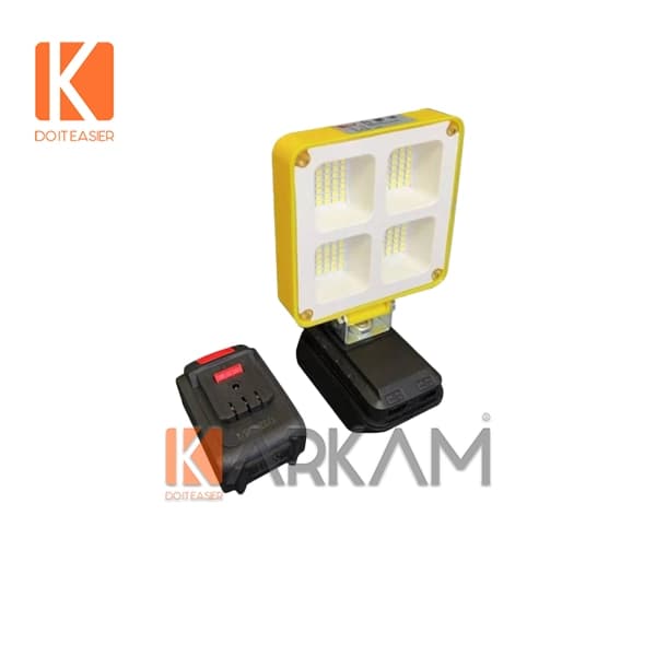 پروژکتور شارژی 21 ولت 144 ال ای دی KA2025 کارناوال