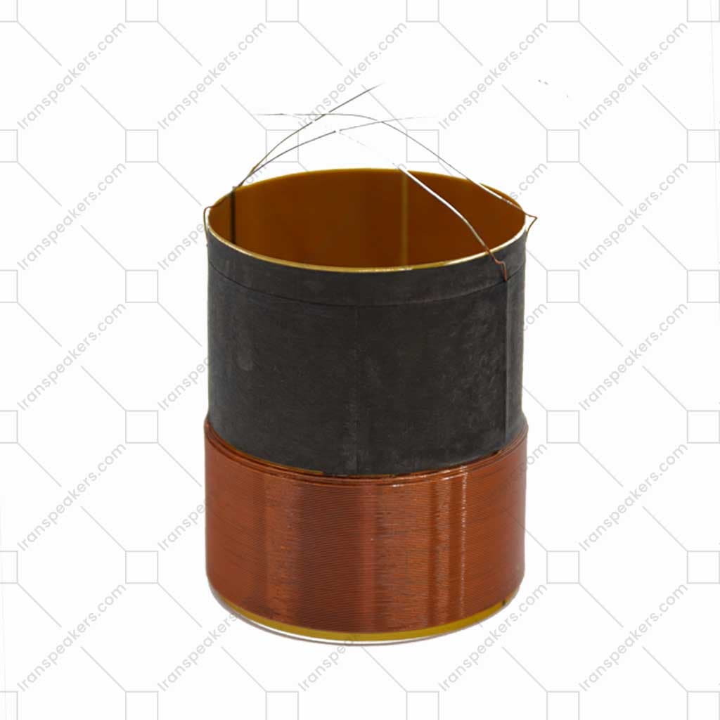 سیم پیچ ساب 56 میلی‌متر دو کویل 4 دور 2 اهم فیبر