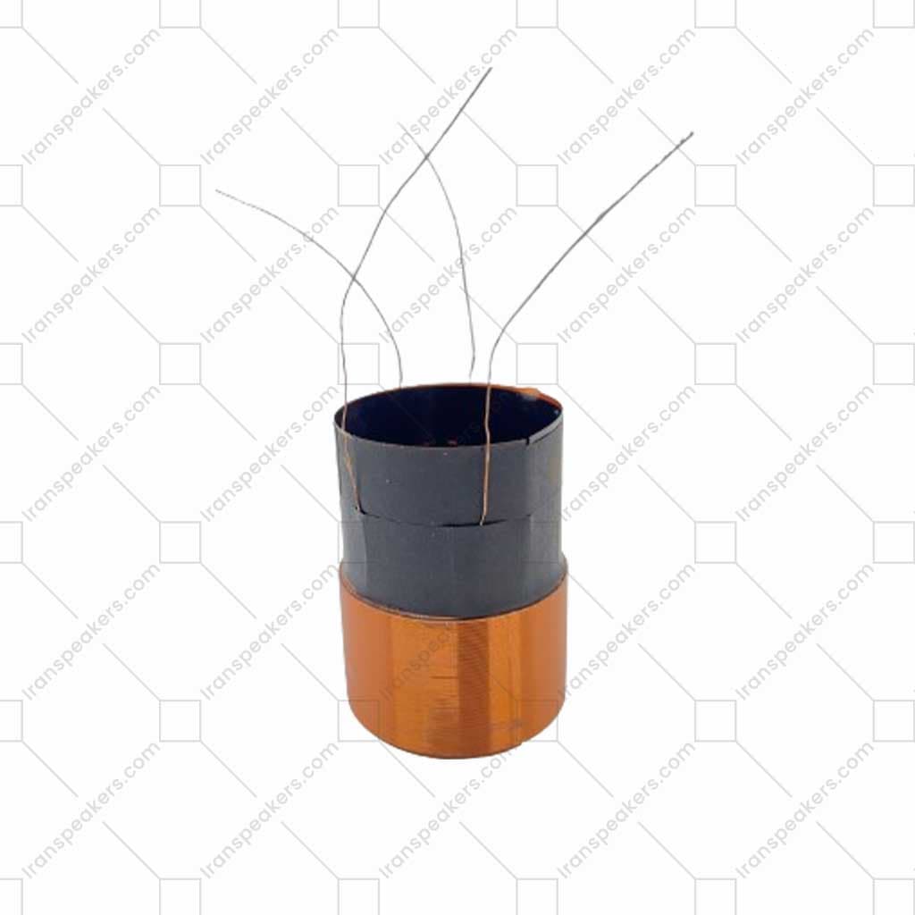 سیم پیچ ساب ووفر 2 کویل 4 دور 51 mm کپتون