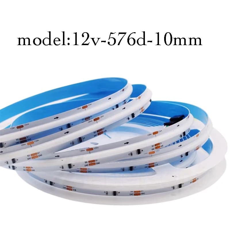 ریسه LED هوشمند مدل WS2811 RGB پنج متری (576 تراکم) 12V