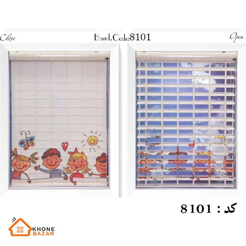 پرده باند چاپی کد 8101