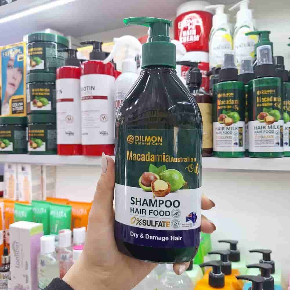 شامپو حاوی روغن ماکادمیا دیلمون موهای خشک و آسیب دیده — تصویر ۲