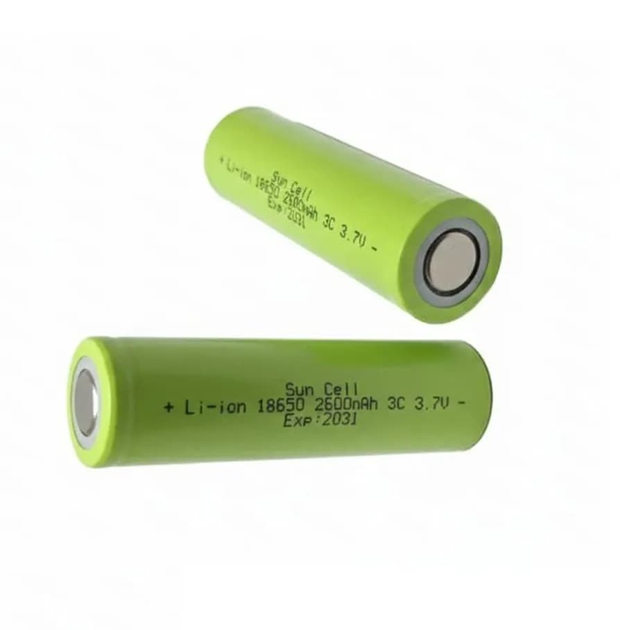 باتری لیتیومی 18650 SunCell 2600ma 3c