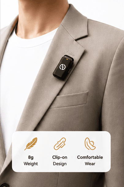 میکروفون یقه‌ای بی‌سیم Hollyland LARK A1 Type-C (USB Type-C / تایپ C) — تصویر ۴
