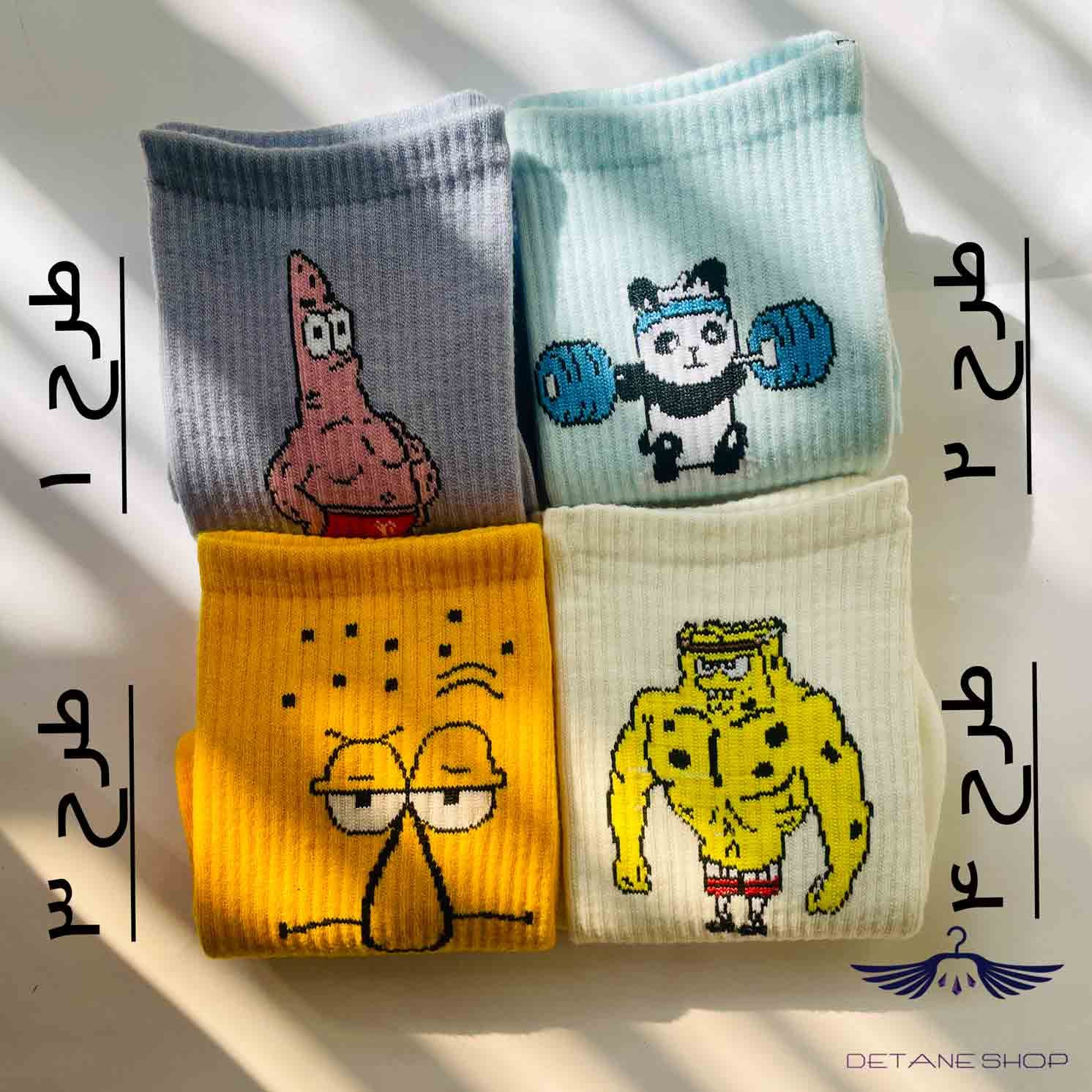 جوراب ساق بلند انیمیشنی سیتادو — تصویر ۲