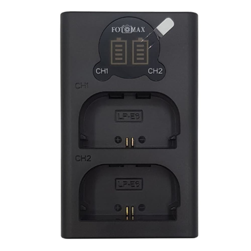شارژر باتری لیتیومی فوتومکس Fotomax Battery Charger for LP-E6