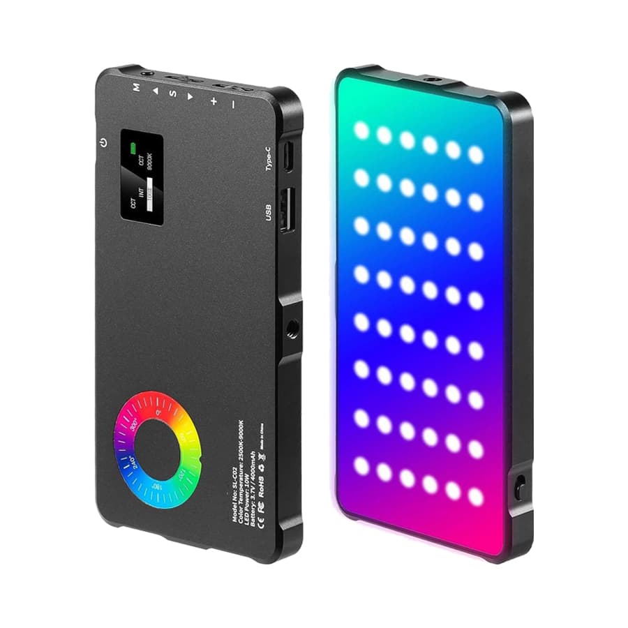 پنل نور ال ای دی مامن MAMEN SL C02 RGB LED — تصویر ۲
