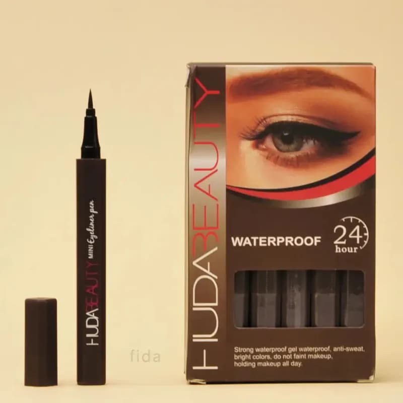 خط چشم قهوه ای ضد آب هدی بیوتی Hudabeauty — تصویر ۸