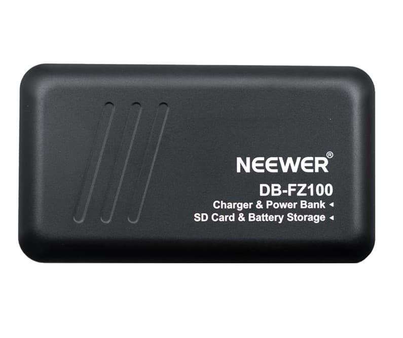 کیت شارژر پاور بانک و باتری نیور NEEWER DB-FZ100 | شارژر پاور دار و 2 عدد باتری — تصویر ۳