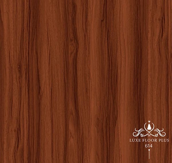 کفپوش قهوه ای تیره pvc طرح پارکت کد 614