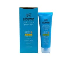 کرم ضد آفتاب رنگی مات سینره فاقد چربی +SPF60 بژ طبیعی