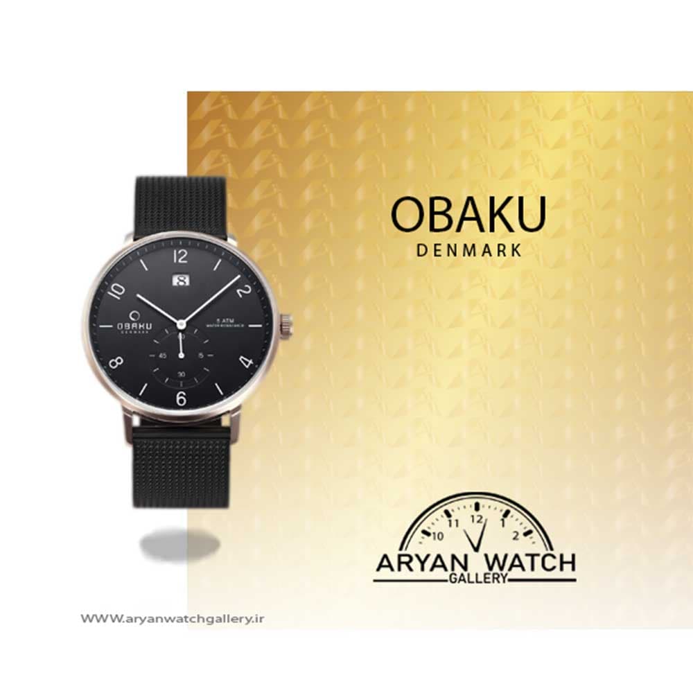 ساعت مچی مردانه | اوباکو OBAKU V190GDVBMB — تصویر ۲