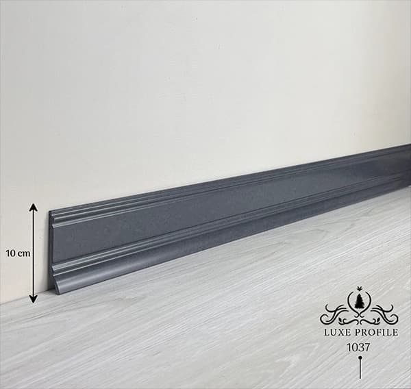قرنیز طوسی تیره پی وی سی 10cm کد 1037