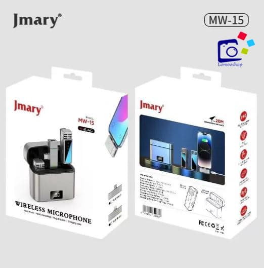 میکروفون بی‌سیم جی‌ماری مدل Jmary MW-15 — تصویر ۲