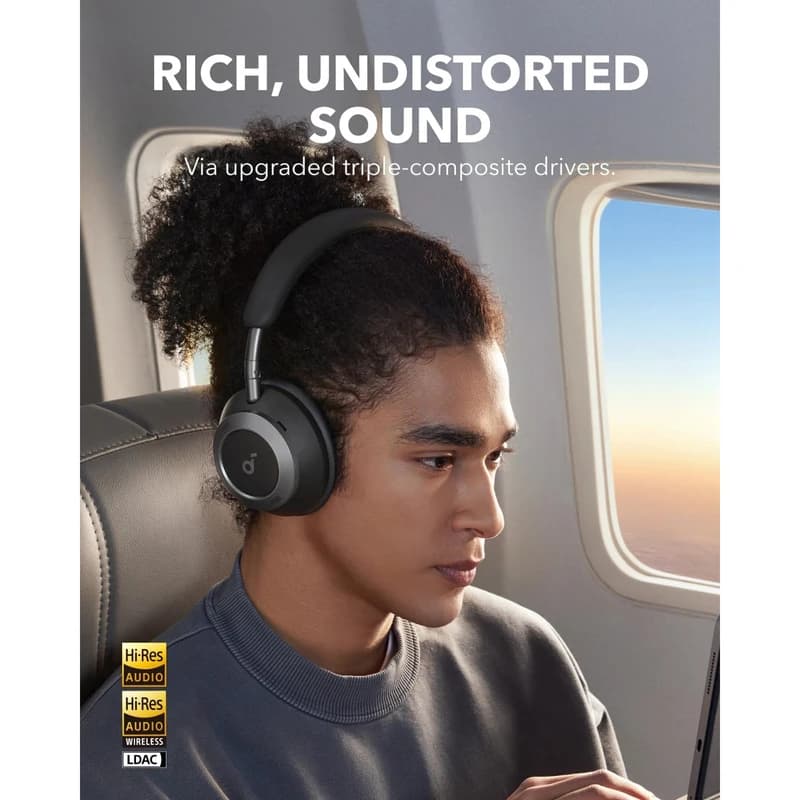 هدفون بی‌سیم نویز کنسلینگ Soundcore Space One Pro — تصویر ۶