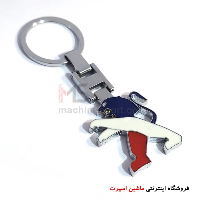 جاسوئیچی پژو سه رنگ پرچمی سه بعدی — تصویر ۳